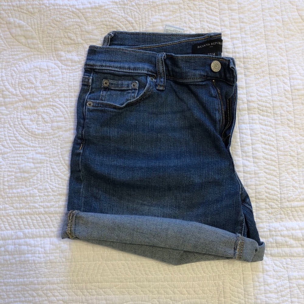 Banana Republic Denim Shorts- 4